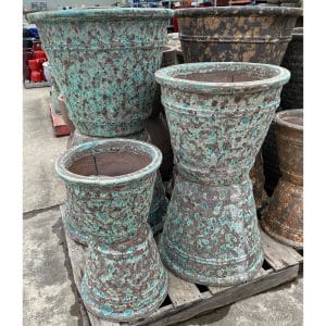 Double Rimmed Cone Relic Pot