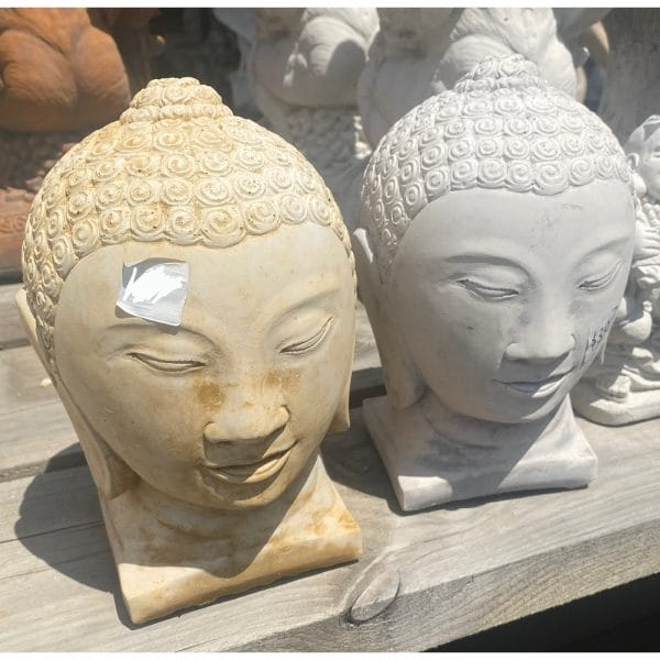 Buddha Head Medium Concrete Statue 7638