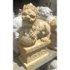 Foo (Fu) Dog on Pedestal Female (Chinese Lion) Concrete Statue 7415