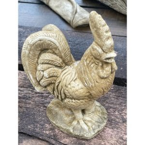 Rooster Small Concrete Animal Statue 0167