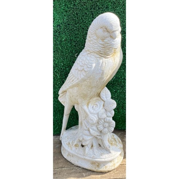 Budgie Concrete Bird Statue 0924