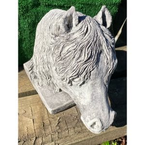 Welsh Pony Bust Concrete Horse Statue 0988