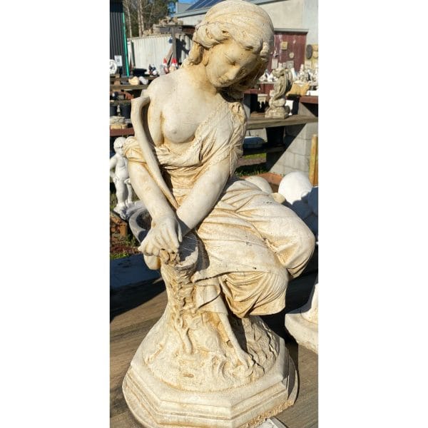 Charlotte Concrete Lady Statue