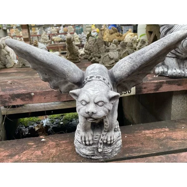 Wings Spread Gargoyle Concrete Statue 0322