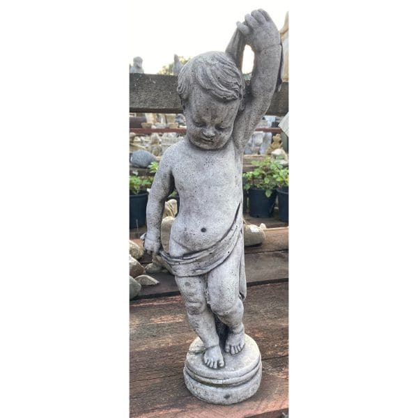 Boy & Towel Concrete Towel 0219