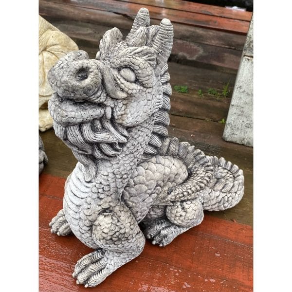 Chinese Dragon Concrete Animal Statue 9630
