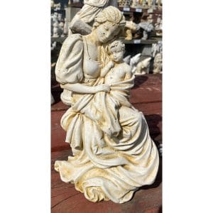 Mother and Child Concrete Statue Small 9552