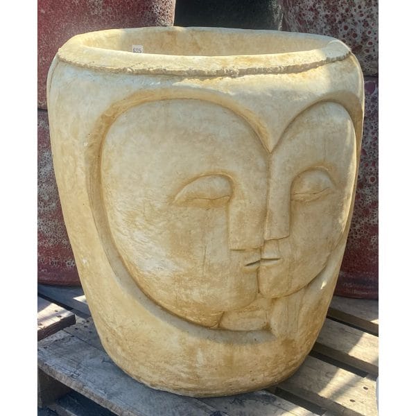 Two Faces Concrete Planter Pot 1774