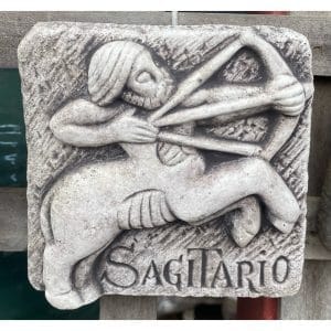 Sagittarius Tile Concrete Wall Plaque 9141