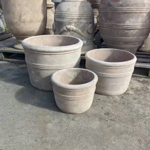 Lin Drum Antique Terracotta Garden Pot
