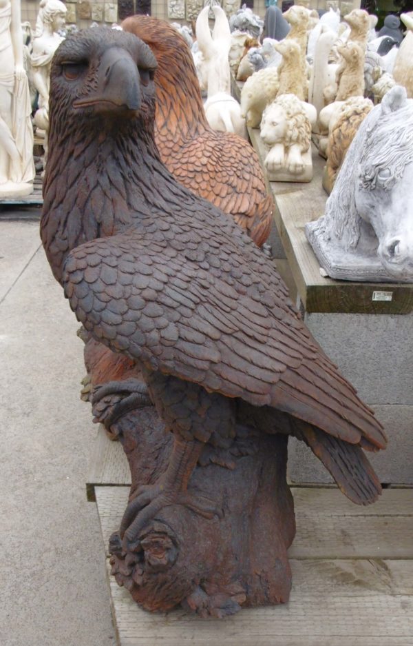 #2 - Large Concrete Eagle (cast iron $335)