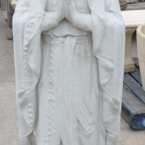 #5 - Mary of Lourdes - Large Concrete statue (white)