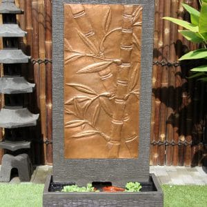 Bamboo Copper Wall Fountain