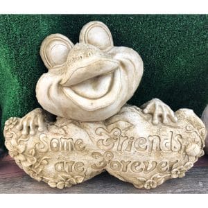 Friends Forever Frog Concrete Statue