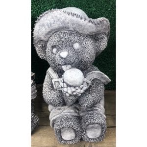 Ice Cream Bear Concrete Statue