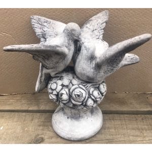 Love Doves Concrete Statue