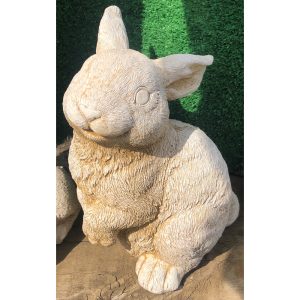 Rabbit Standing Concrete Statue