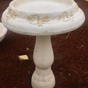 Kingfisher Concrete Birdbath