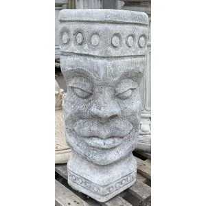 Island Head 1 Concrete Garden Statue