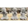 Hear, See or Speak No Evil Monks Concrete Garden Ornament Statue