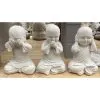 Hear, See or Speak No Evil Monks Concrete Garden Ornament Statue