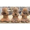 Hear, See or Speak No Evil Monks Concrete Garden Ornament Statue