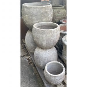 Textured Ball Planter Garden Pot
