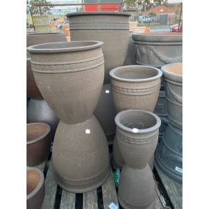 Coin Pot Graphite Planter