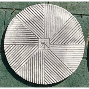 Japanese Eternity Disk Small Concrete Wall Plaque
