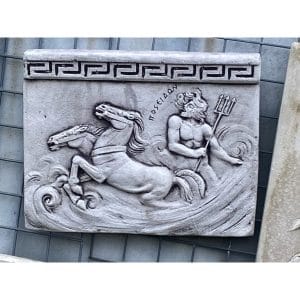 Poseidon Concrete Wall Plaque 1507