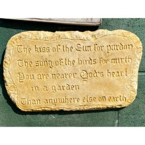 Kiss of Sun Large Concrete Wall Plaque