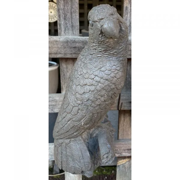 Parrot Concrete Wall Plaque