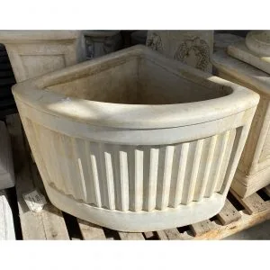 Corner Planter Concrete Garden Pot