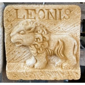 Leo Tile Concrete Wall Plaque