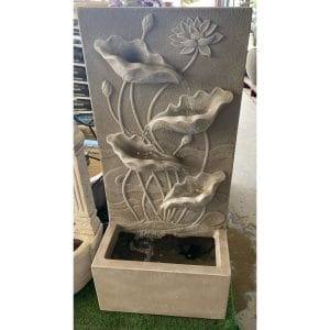 Short Flower Wall Fountain
