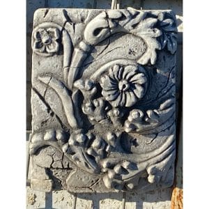 Baroque 1 Concrete Wall Plaque