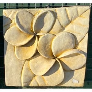 Frangipani's Plaque Concrete Wall Plaque 9204