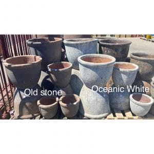 Flat Roll Top Egg Relic Garden Pot