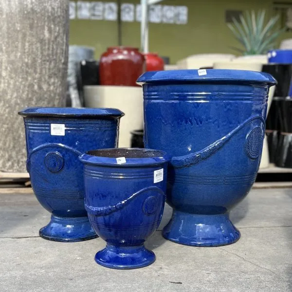 Anduze Urn Large Glazed Garden Pot Planter - Image 10