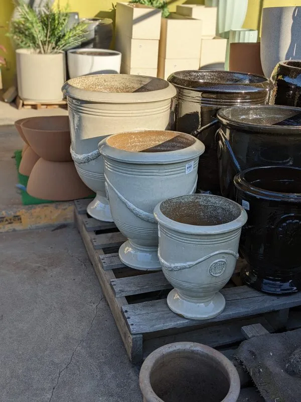 Anduze Urn Large Glazed Garden Pot Planter - Image 4
