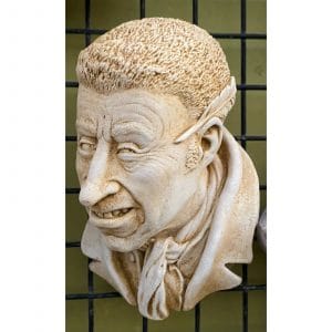 Uriah Heep Head Concrete Wall Plaque