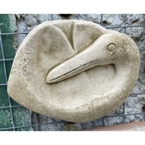 Sankofa Bird Concrete Wall Plaque
