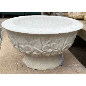 Floral Cascade Top Concrete Water Feature
