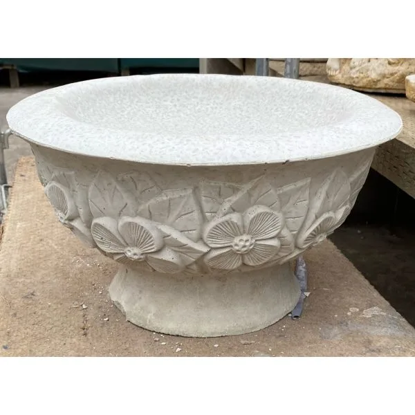 Floral Cascade Top Concrete Water Feature
