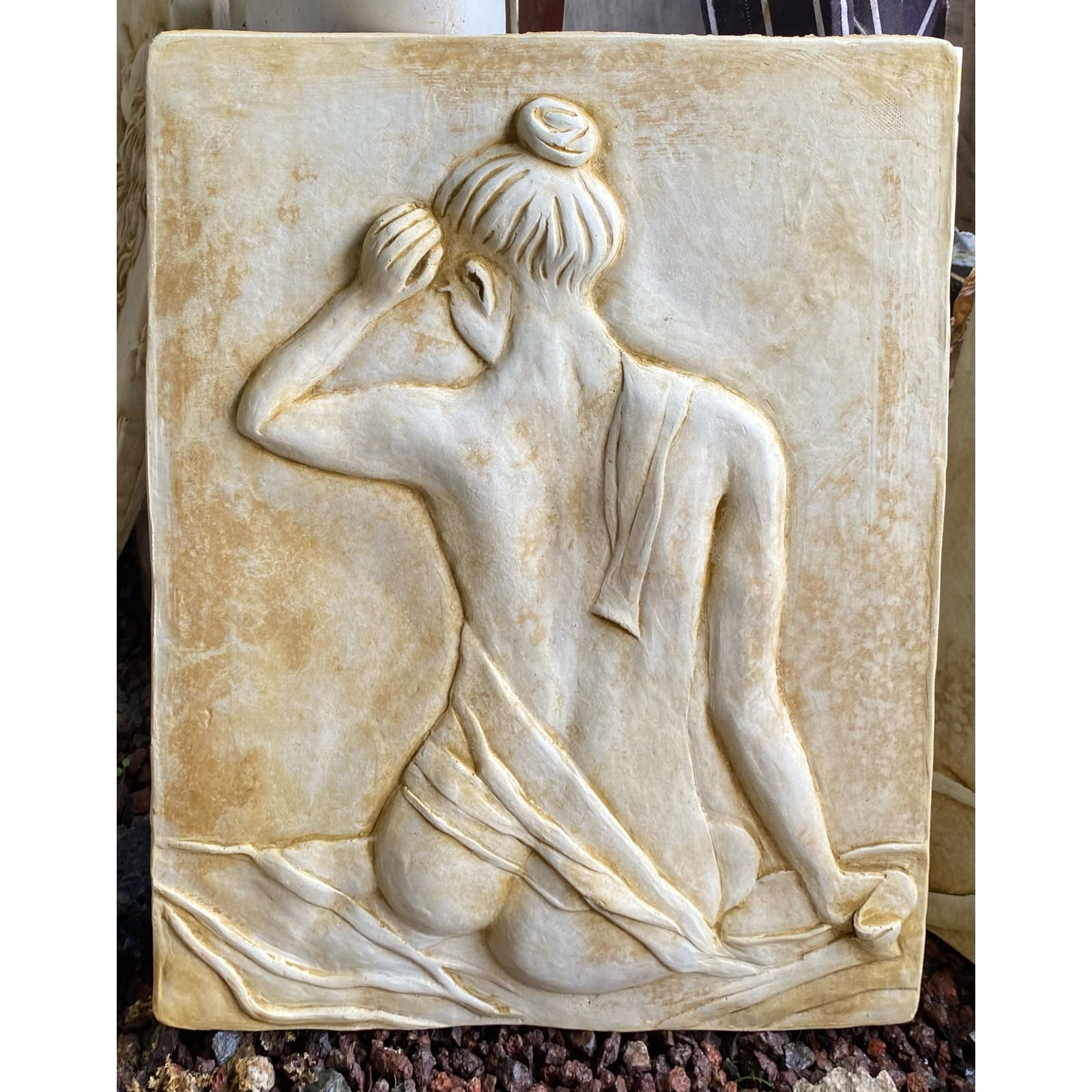 Nude Back Concrete Wall Plaque 0496