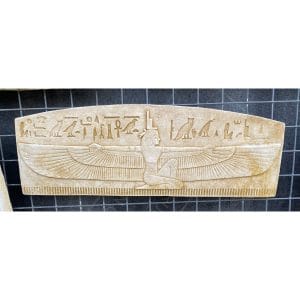 Egyptian Winged Goddess Isis Relief Concrete Wall Plaque 9127