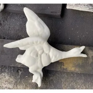 Flying Duck - Small Concrete Wall Plaque 0526