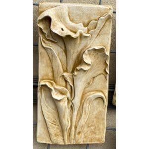 Lily Concrete Wall Plaque 9032