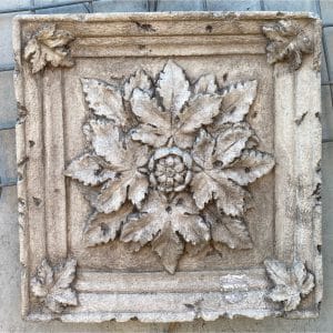 Maple Leaf Concrete Wall Plaque 9117