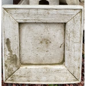 Wooden Tile Frame Concrete Wall Plaque